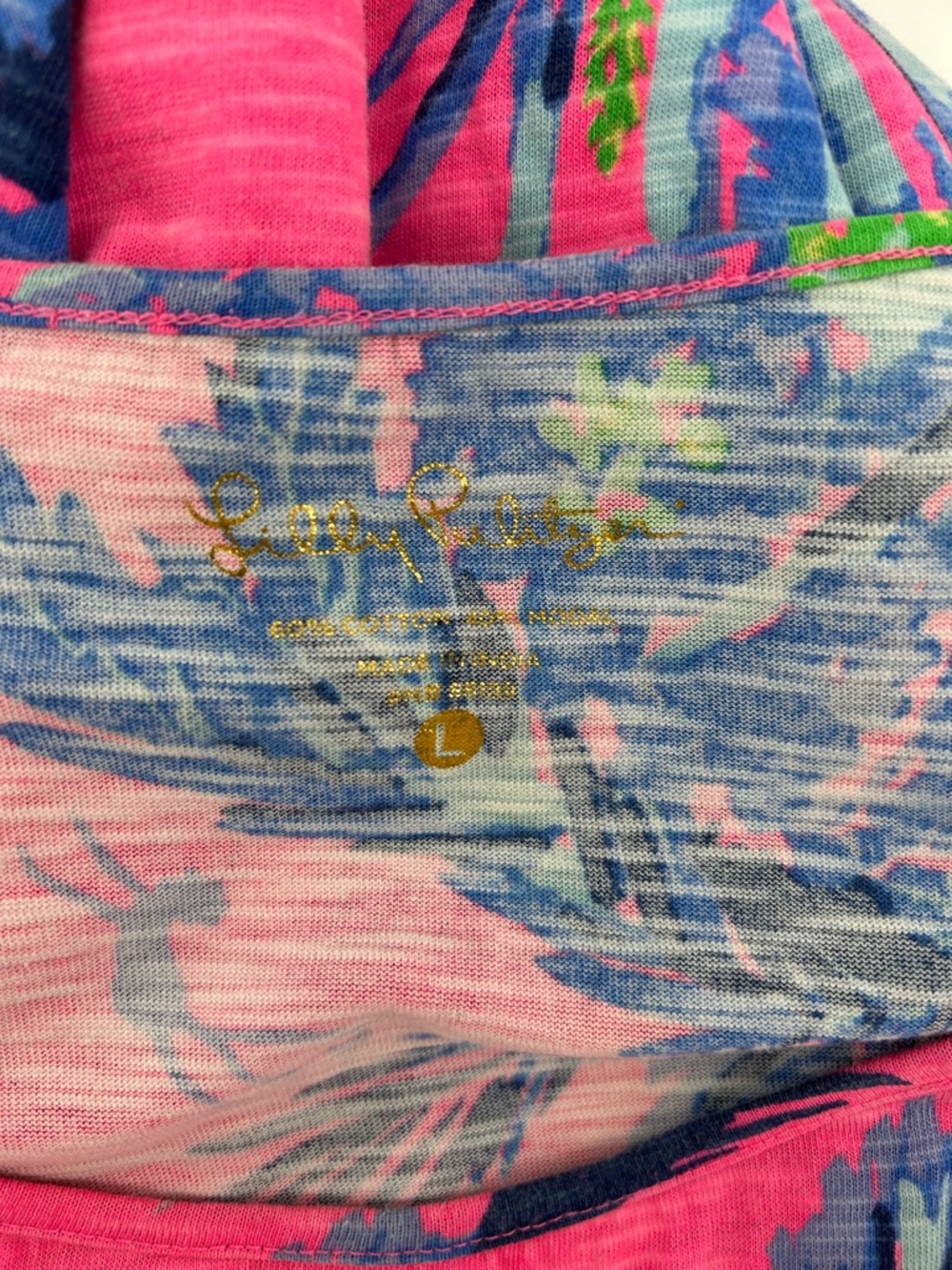 Lilly Pulitzer Surfcrest monkey dress in Tiki Pink - Picture 6 of 8